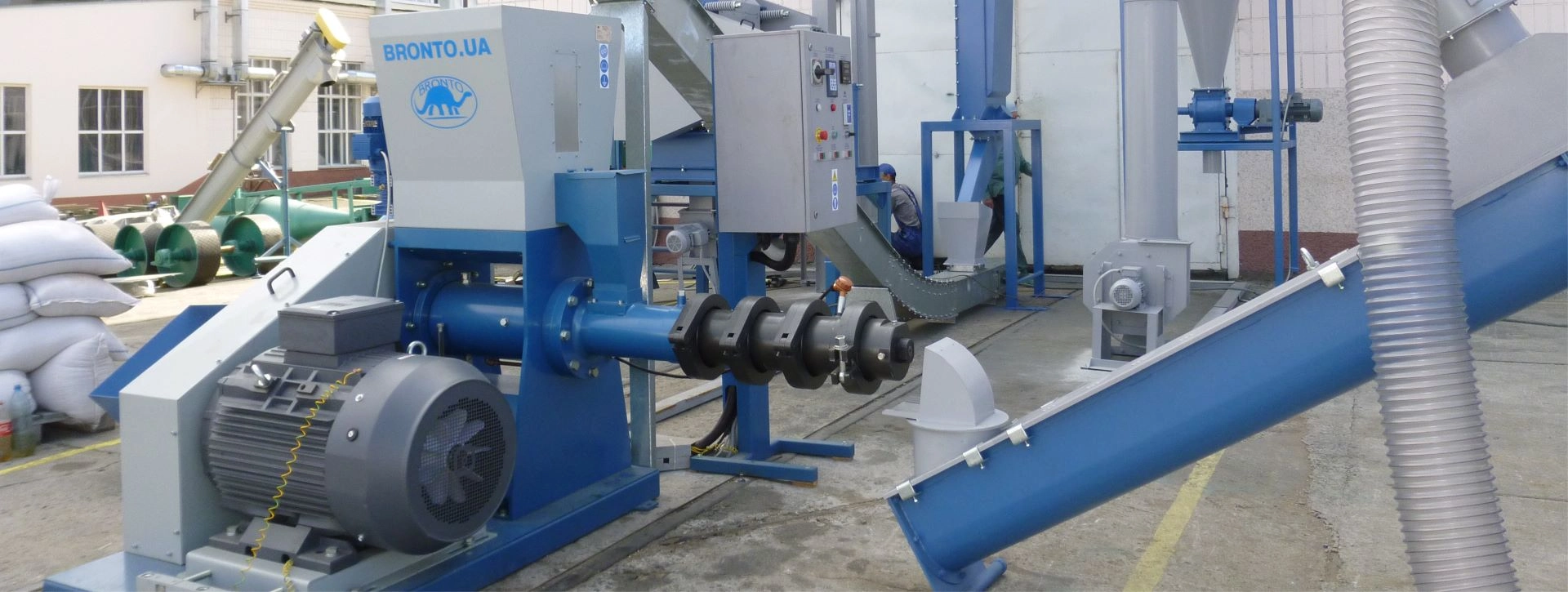 Soybean processing line