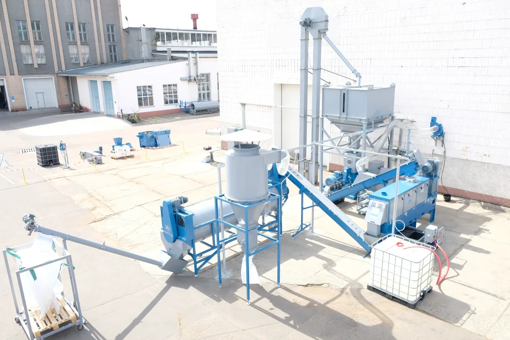 Лінія переробки сої, Soybean processing line