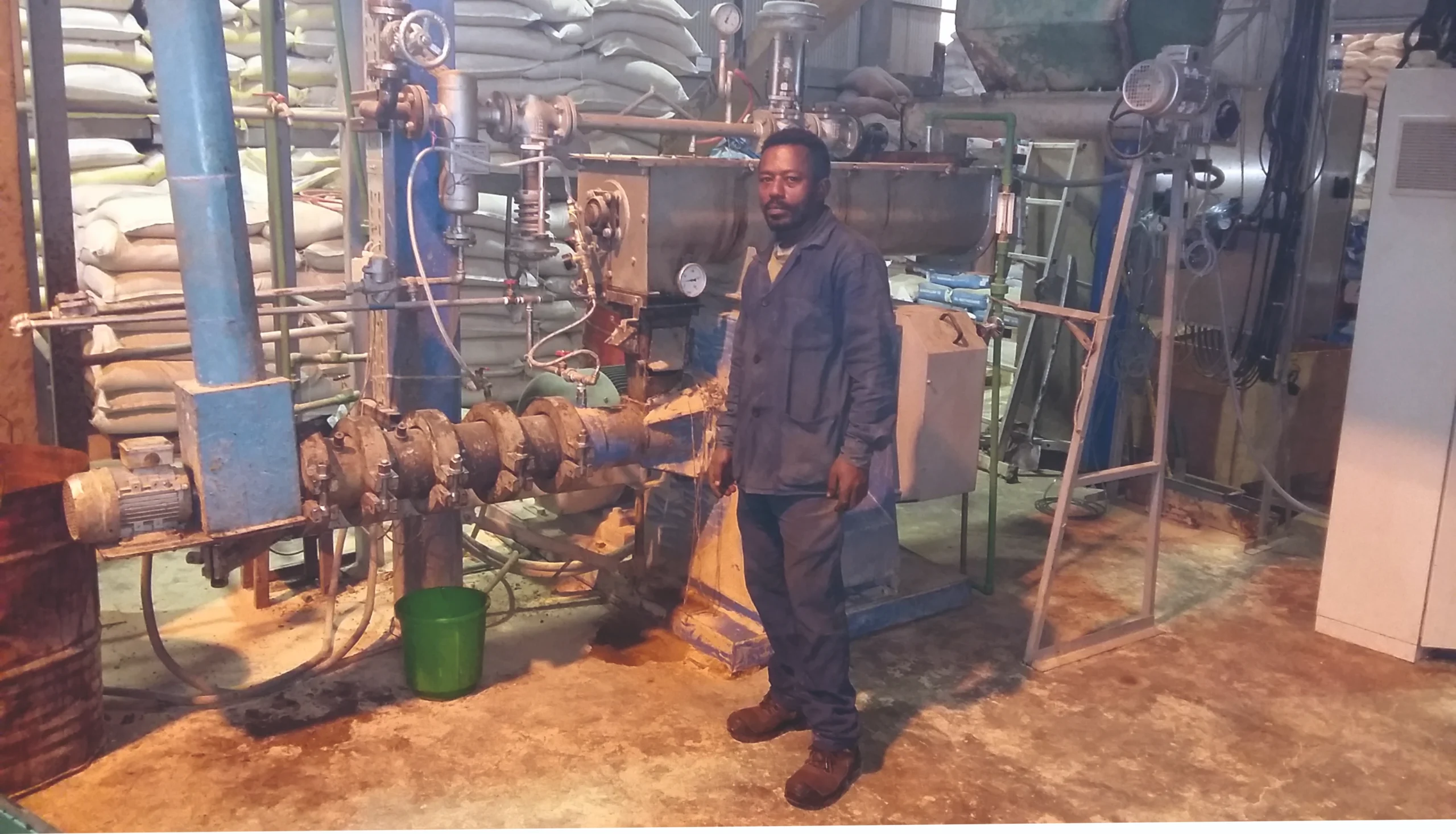 Soybean processing line in Ethiopia: turnkey